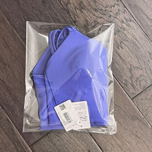 Lululemon NWT Like a Cloud Ribbed Longline Bra B/C Cup Wild Indigo - Picture 10 of 10